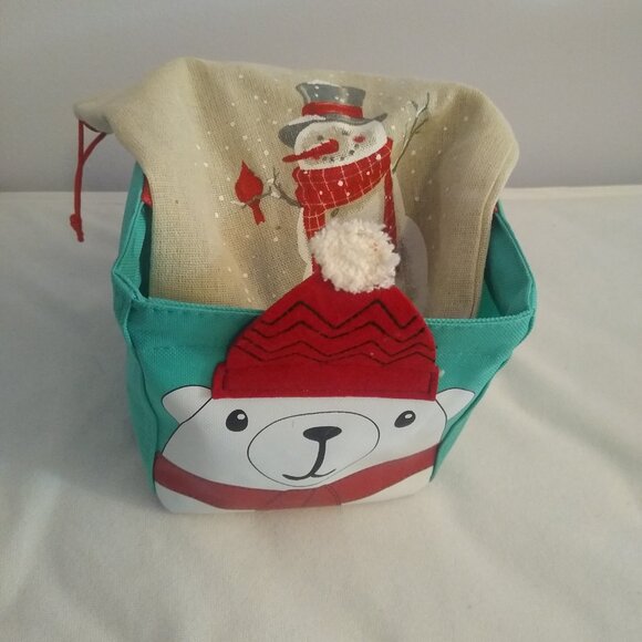 Winter-themed Thirty-one Store carrier caddy & nifty baggy - Picture 15 of 15